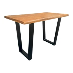 Table haute en bois de teck recyclé 160 cm TIMOR