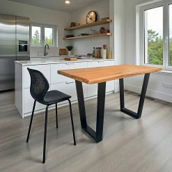 Table haute en bois de teck recyclé 160 cm TIMOR