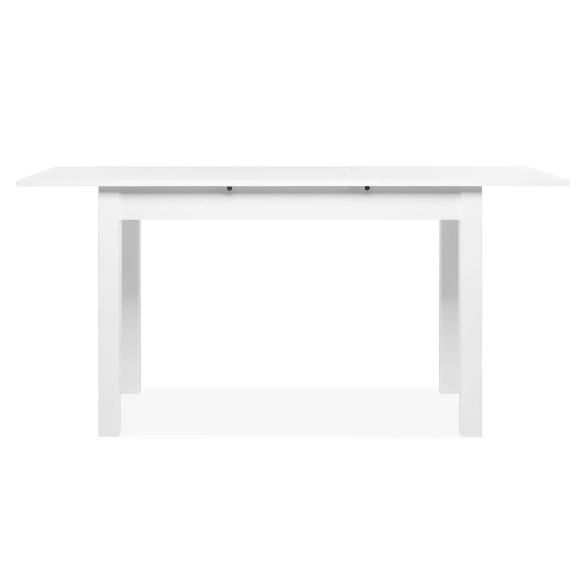 Table à manger blanche extensible 140-180 cm ALVA