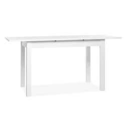 Table à manger blanche extensible 140-180 cm ALVA
