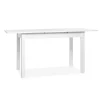 Table à manger blanche extensible 120-160 cm ALVA