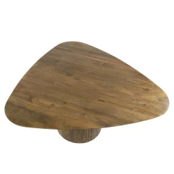Table à manger bois de manguier forme triangulaire 150 cm CREEK
