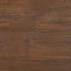 Table à manger bois foncé pied central ouvert 240 cm ARCANA