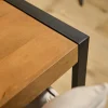 Table à manger bois métal 180 cm MILORA