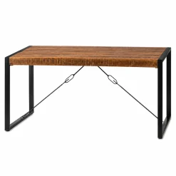 Table à manger bois métal à tendeurs 160 cm KARGO
