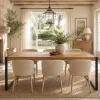 Table à manger bois métal à tendeurs 180 cm KARGO