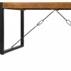 Table à manger bois métal à tendeurs 200 cm KARGO