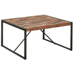 Table à manger carrée industrielle 140 CARAVELLE