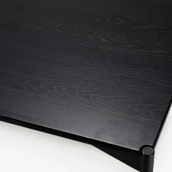 Table à manger 220 cm en bois noir CORUMBA