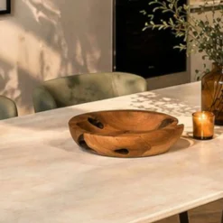 Table à manger céramique à bords arrondis 135 cm LARIO