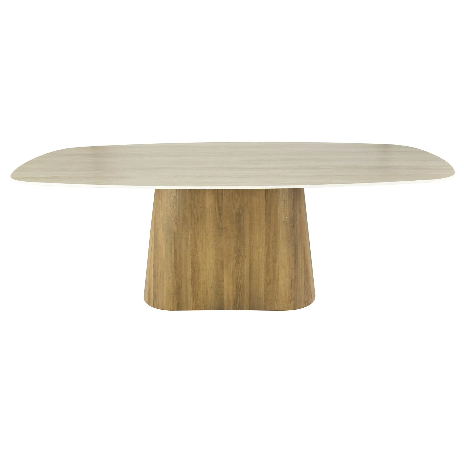 Table à manger céramique effet travertin 215 cm ASCOLI