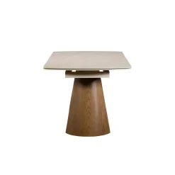 Table à manger céramique extensible à bords arrondis 180-260 cm LARIO