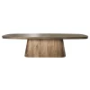 Table à manger design en bois d'acacia massif forme rectangulaire 300 cm MYSORE