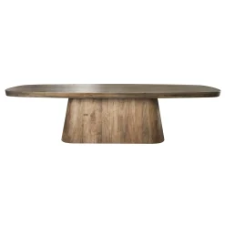 Table à manger design en bois d'acacia massif forme rectangulaire 300 cm MYSORE