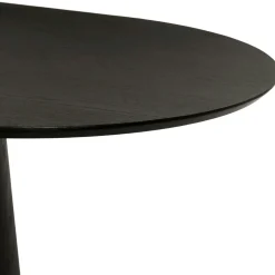 Table à manger design ovale en chêne brun 200 cm LOREN