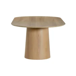 Table à manger design ovale en chêne clair 230 cm LOREN