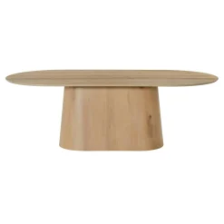 Table à manger design ovale en chêne clair 230 cm LOREN