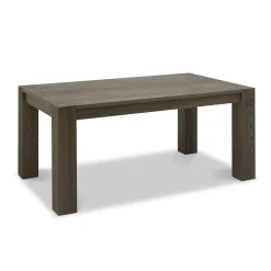 Table à manger en bois de chêne fumé 180 cm ALLEN