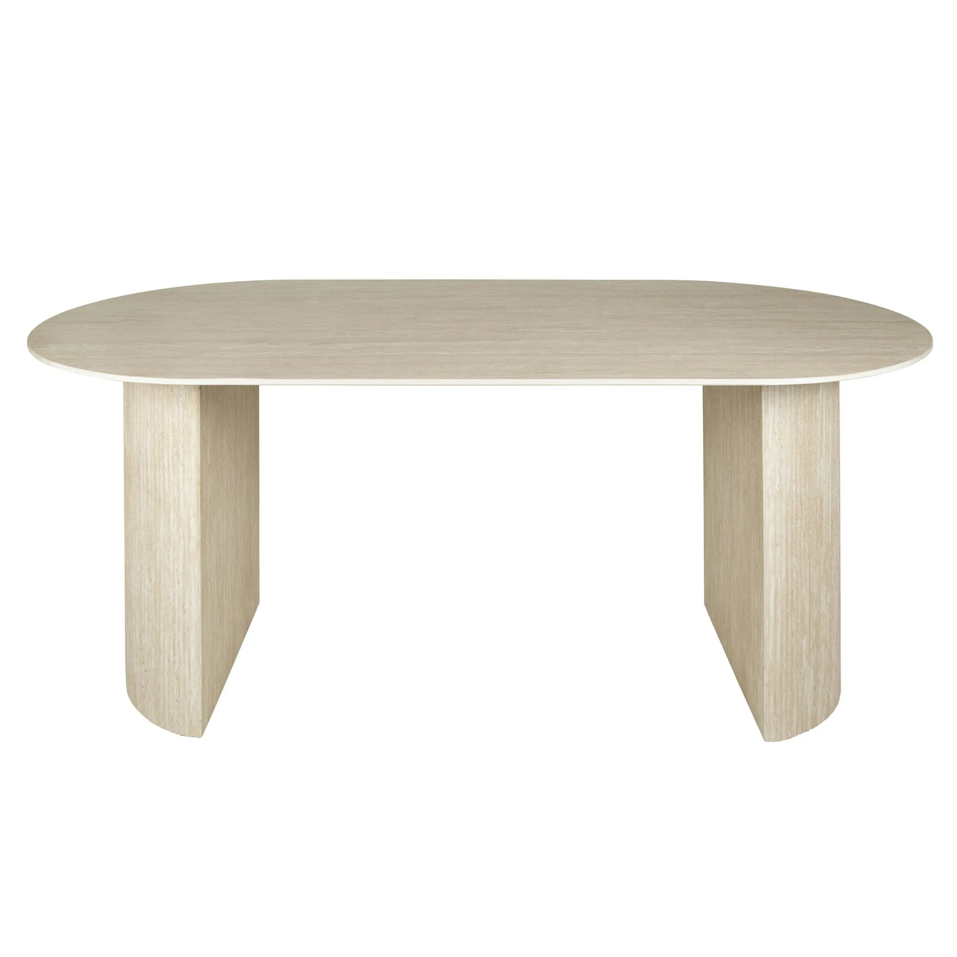 Table à manger en céramique – pieds colonne, 180 cm ASCOLI