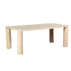Table à manger en pierre forme organique 150 cm IDAHO