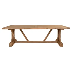 Table à manger en teck esprit campagne 240 cm BERRY