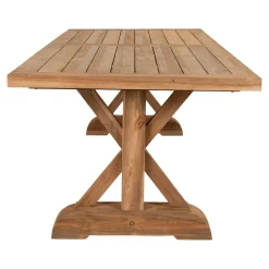 Table à manger en teck esprit campagne 240 cm BERRY