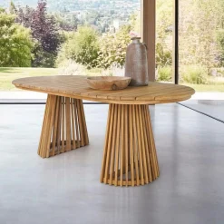 Table à manger en teck naturel 200x100 KUTA