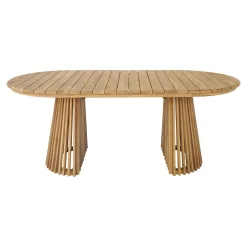 Table à manger en teck naturel 200x100 KUTA