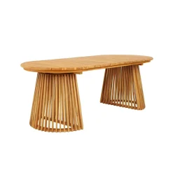 Table à manger en teck naturel 200x90 KUTA