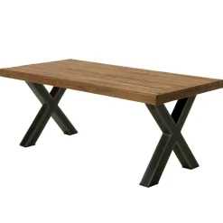 Table à manger en teck recyclé naturel 180 cm KERALA