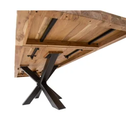 Table à manger extensible bois massif 240/340 cm MELBOURNE
