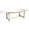Table à manger extensible bois massif style colonial 180-260 MAORI