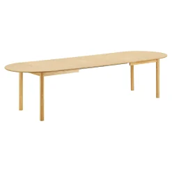 Table à manger extensible 200/250/300 cm placage chêne KALKIE