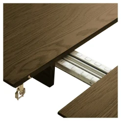Table à manger extensible 200/250/300 cm placage chêne fumé KALKIE