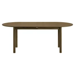 Table à manger extensible 200/250/300 cm placage chêne fumé KALKIE