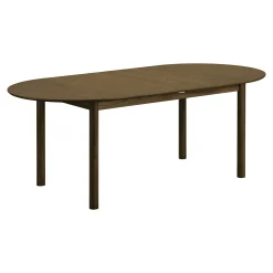 Table à manger extensible 200/250/300 cm placage chêne fumé KALKIE