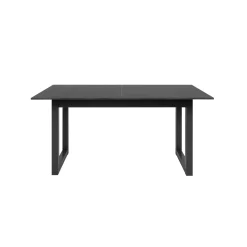 Table à manger extensible effet ardoise 160-200 cm ALVA