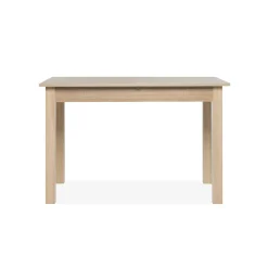 Table à manger extensible effet bois 120-160 cm ALVA