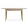 Table à manger extensible effet bois 140-180 cm ALVA