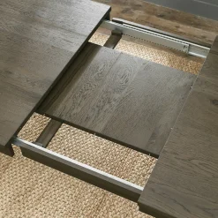 Table à manger extensible en bois de chêne fumé 180-235 cm ALLEN