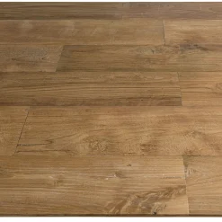 Table à manger extensible en teck recyclé pieds métal 220/320 cm PANAMA