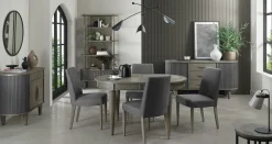 Table à manger extensible moderne 140-185 cm HOUSTON
