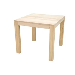 Table à manger hévéa 85x85cm GALA