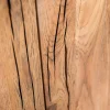 Table à manger moderne chêne acier 200 cm RIVERSIDE