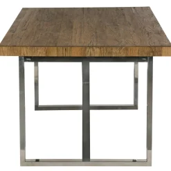 Table à manger moderne chêne acier 200 cm RIVERSIDE