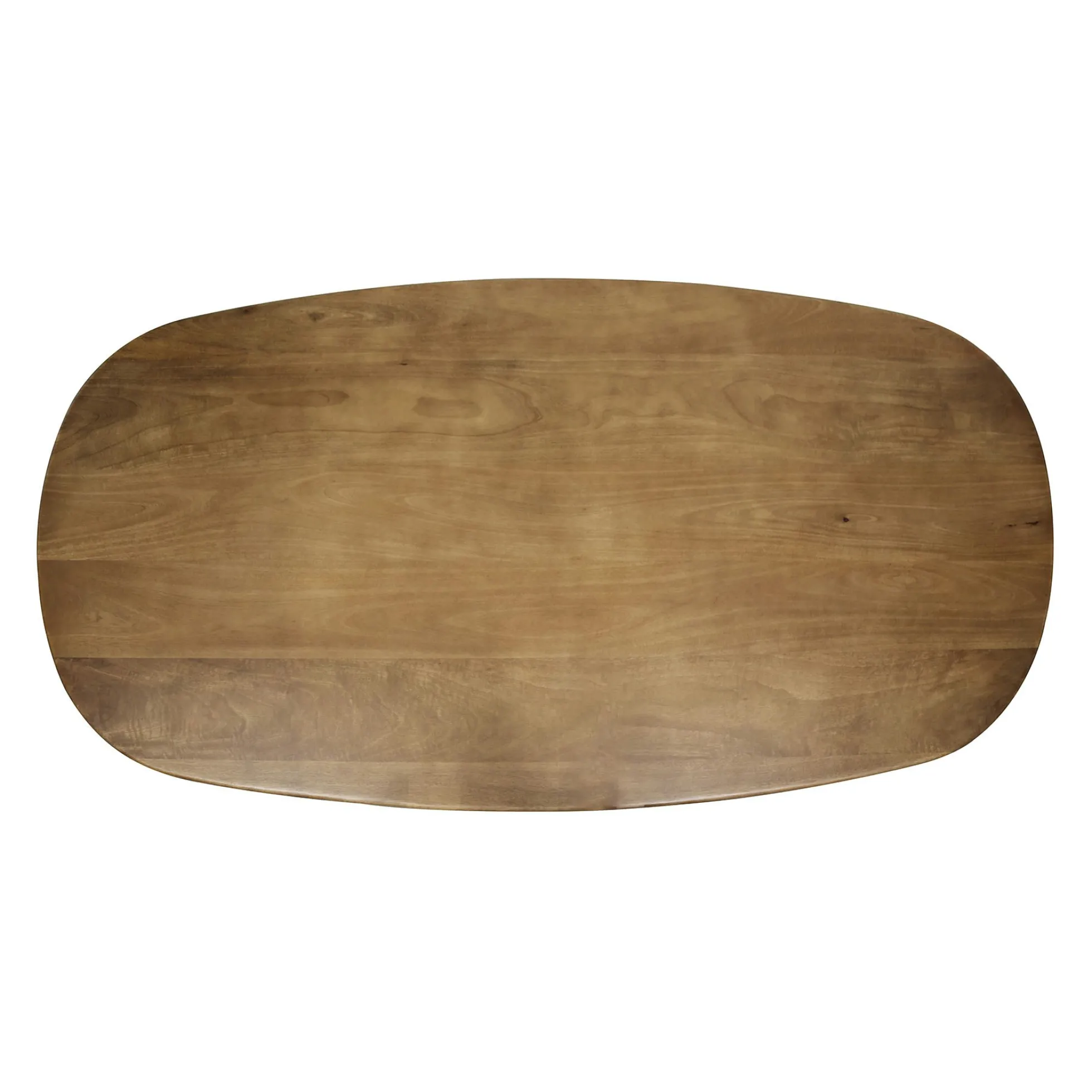 Table à manger moderne en bois de manguier avec pied central 215 cm CREEK