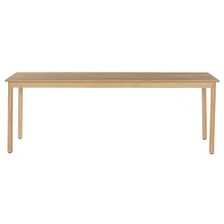Table à manger moderne en chêne clair 220 cm LOREN