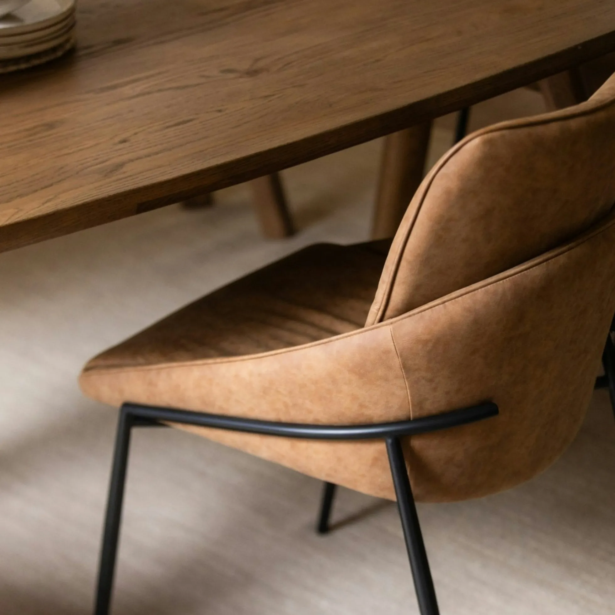 Table à manger moderne en chêne 240 cm KYOTO