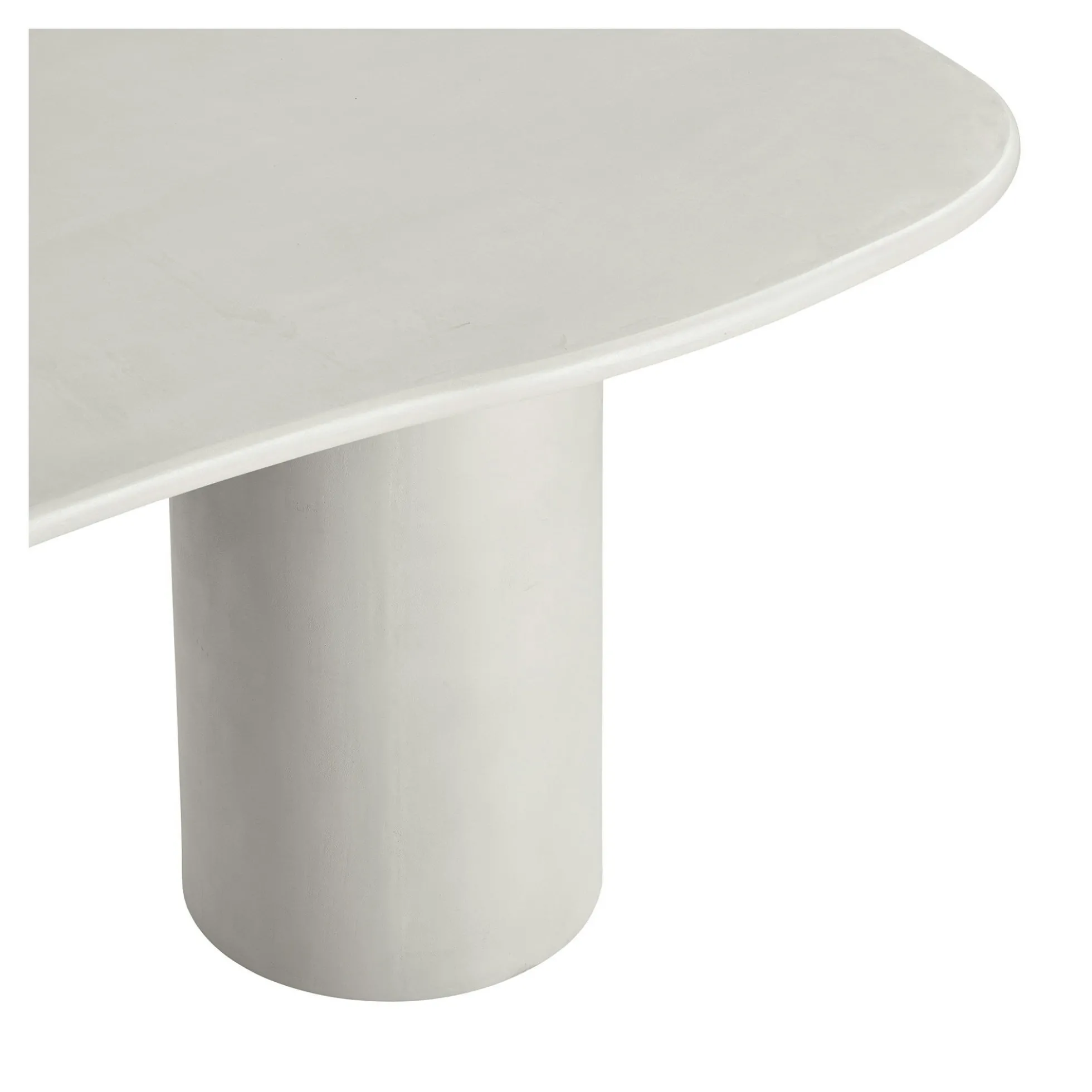 Table à manger moderne grise - organique, 240 cm ALBERTA