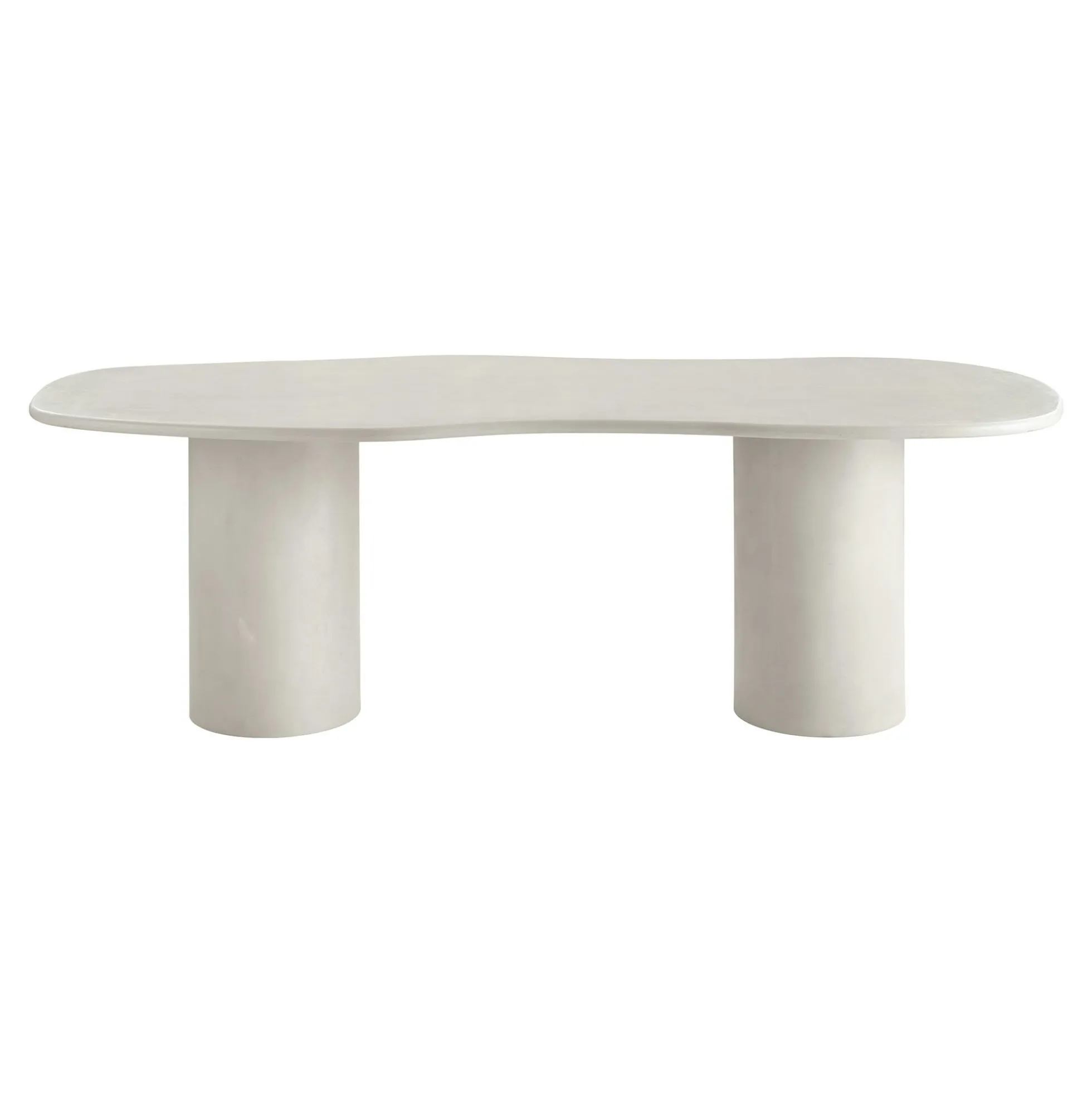 Table à manger moderne grise - organique, 240 cm ALBERTA
